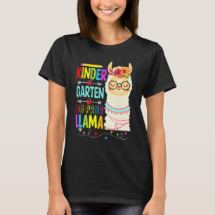 Camiseta Jardín de infancia sin problema llama maestro estu