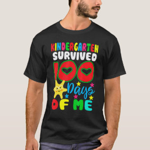 Camiseta Jardín de infancia sobrevivió 100 días de mí para