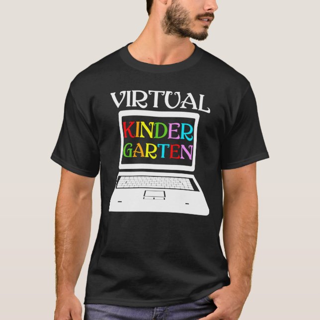 Camiseta jardín de infancia virtual (Anverso)
