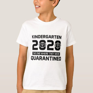 Camiseta jardín de infantes 2020 en cuarentena