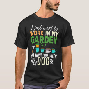 Camiseta Jardín de jardinería de Mascotas de jardinería