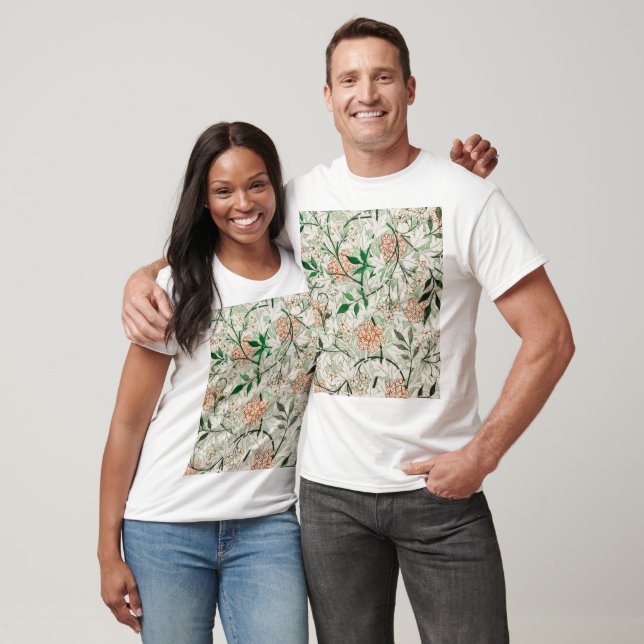 Camiseta Jardín de Jazmín Flor Clásica William Morris (Unisexo)
