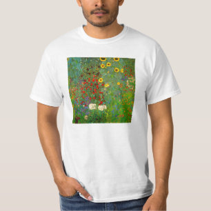 Camiseta Jardín de la granja de Gustavo Klimt con los