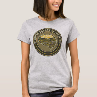 Camiseta Jardín de la Mente Emblema Cerebral Vintage