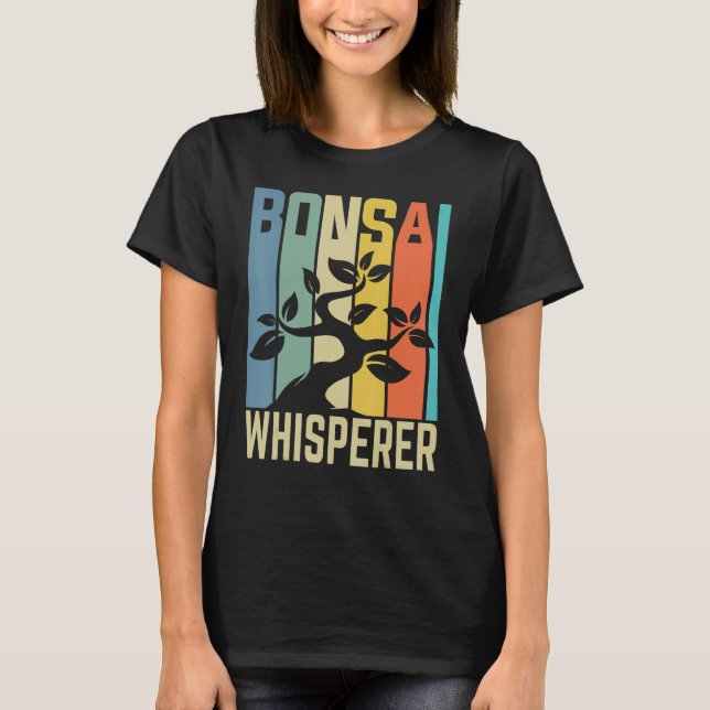Camiseta Jardín de la tradición japonesa Bonsai Whisperer R (Anverso)