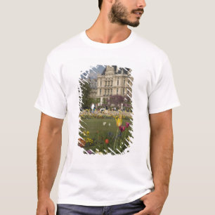 Camiseta Jardín de las Tullerías, Louvre, París, Francia