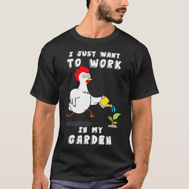 Camiseta Jardín de los Chicken Lover que quiero (Anverso)