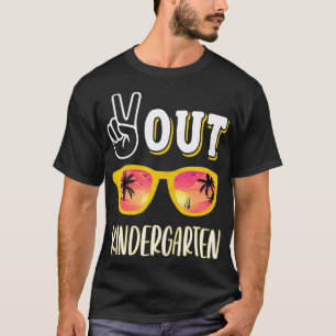 Camiseta Jardín De Niños De Peace Out Para Graduación De Ja