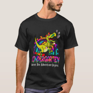 Camiseta Jardín de niños donde comienza la aventura dinosau