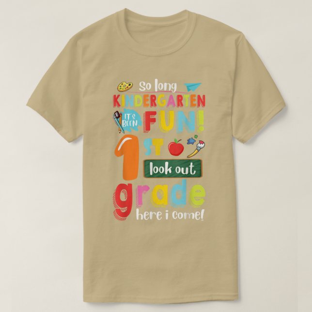 Camiseta Jardín de niños Ha sido divertido mirar de vuelta  (Diseño del anverso)