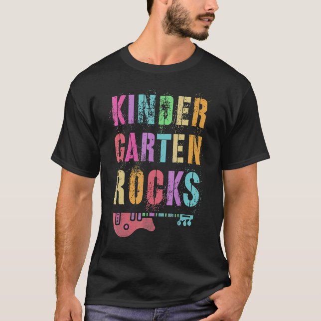 Camiseta Jardín de niños Rockstar K (Anverso)