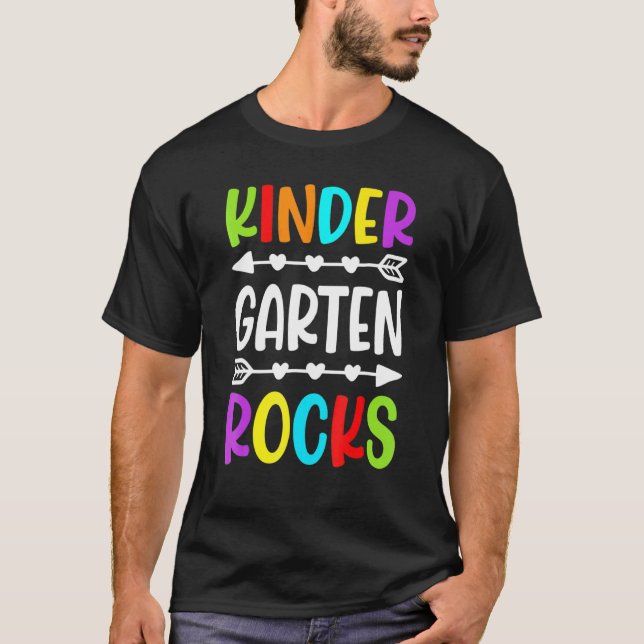 Camiseta Jardín de niños Rockstar K (Anverso)