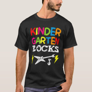 Camiseta Jardín de niños roza a preescolar de vuelta a escu
