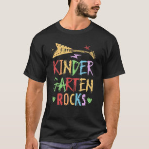 Camiseta Jardín de niños roza a preescolar de vuelta a escu