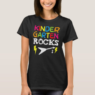 Camiseta Jardín de niños roza a preescolar de vuelta a escu