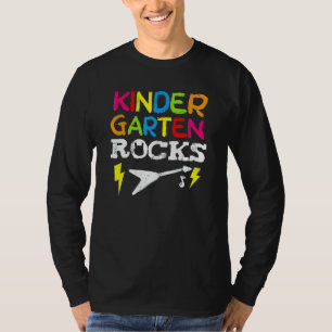Camiseta Jardín de niños roza a preescolar de vuelta a escu