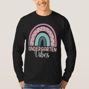 Camiseta Jardín de niños vibra primer día de clase enseñanz