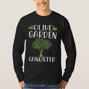 Camiseta Jardín de Olivos Hombres Mujeres Olive Tee Gráfico