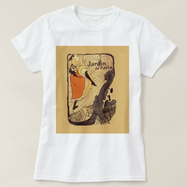 Camiseta Jardin de Paris - Toulouse-Lautrec (Diseño del anverso)