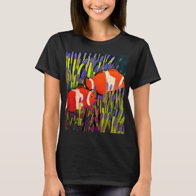 Camiseta Jardín de peces payaso (Anverso)