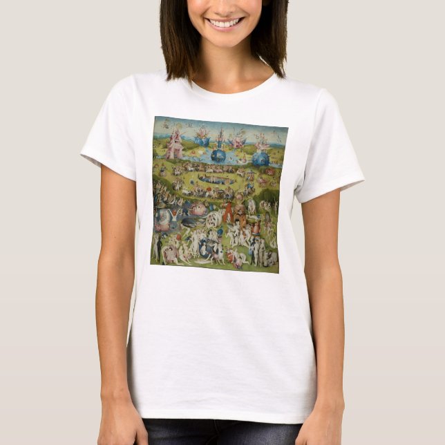 Camiseta Jardín de placeres terrestres, 1490-1500 (Anverso)
