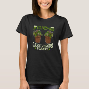 Camiseta Jardín de Plantas Carnívoras Jardinería Hobby Jard