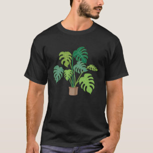 Camiseta Jardín de plantas de la casa Monstera Deliciosa