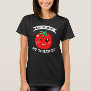 Camiseta Jardín de plantas de tomate Vegan