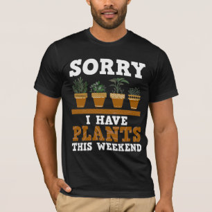 Camiseta Jardín de previsión semanal divertida para la pl