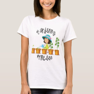 Camiseta Jardín de princesas de jardinería Chicas Niños jóv
