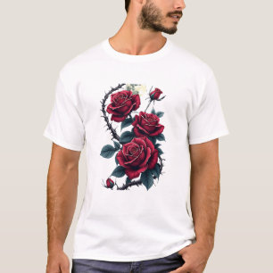 Camiseta Jardín de Rosas góticos - Florales románticos oscu