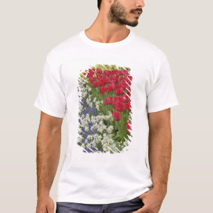 Camiseta Jardín de tulipanes y narcisos, Jardines Keukenhof