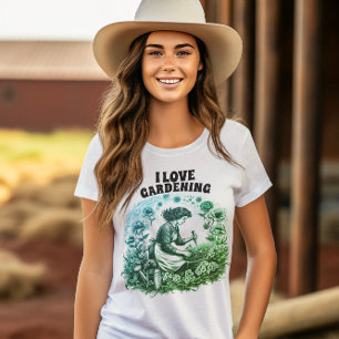 Camiseta Jardín de una mujer