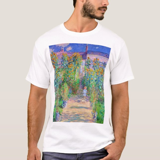 Camiseta Jardín del artista, Monet (Anverso)