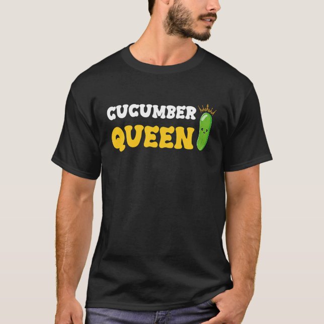 Camiseta Jardín del Día de la Madre de la Reina del Cucumbe (Anverso)