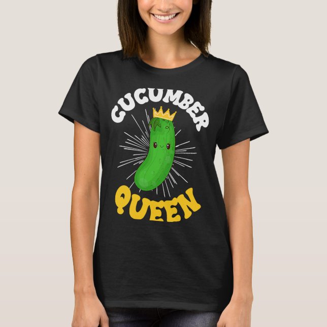 Camiseta Jardín del Día de la Madre de la Reina del Cucumbe (Anverso)
