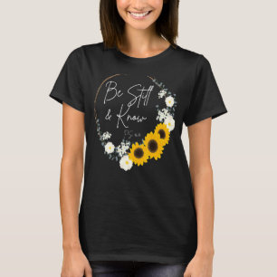 Camiseta Jardín del girasol Mujeres Cristianas Tees gráfico