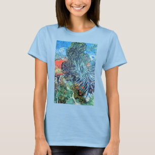 Camiseta Jardín del médica Gachet, Auvers por Vincent van G