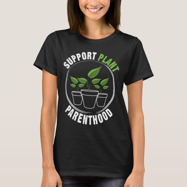 Camiseta Jardín divertido de la paternidad de la planta de (Anverso)