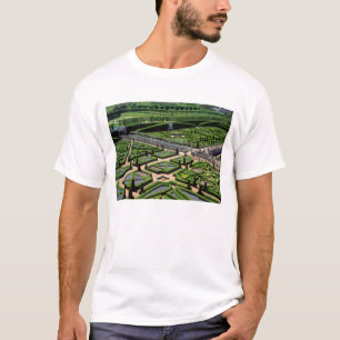 Camiseta Jardín en el castillo de Villandry, Indre-et-Loire