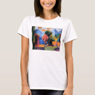 Camiseta Jardín en el lago Thun por August Macke, arte vint