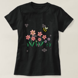 Camiseta Jardín Feliz Abeja