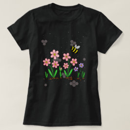 Camiseta Jardín Feliz Abeja