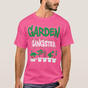 Camiseta Jardín Gangster Funny Herb Gardening