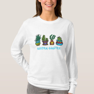 Camiseta Jardín Gangster Gardening Gardener Gardeners Lands