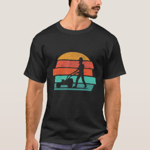 Camiseta Jardín Gangster Mowing Retro Vintage Gardening 4