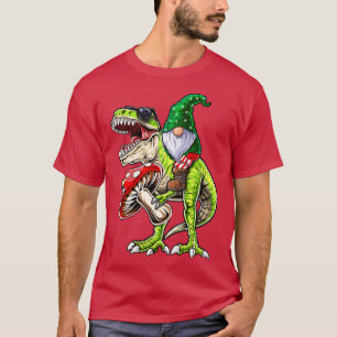 Camiseta Jardín Gnome Gorra T Rex Dinosaur Funny Gardening 