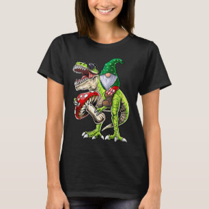 Camiseta Jardín Gnome Gorra T Rex Dinosaur Funny Gardening 