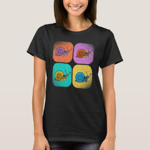 Camiseta Jardín húmedo animal engorda Gastropod Pop Art Sna