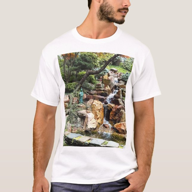 Camiseta Jardín japonés en otoño (Anverso)